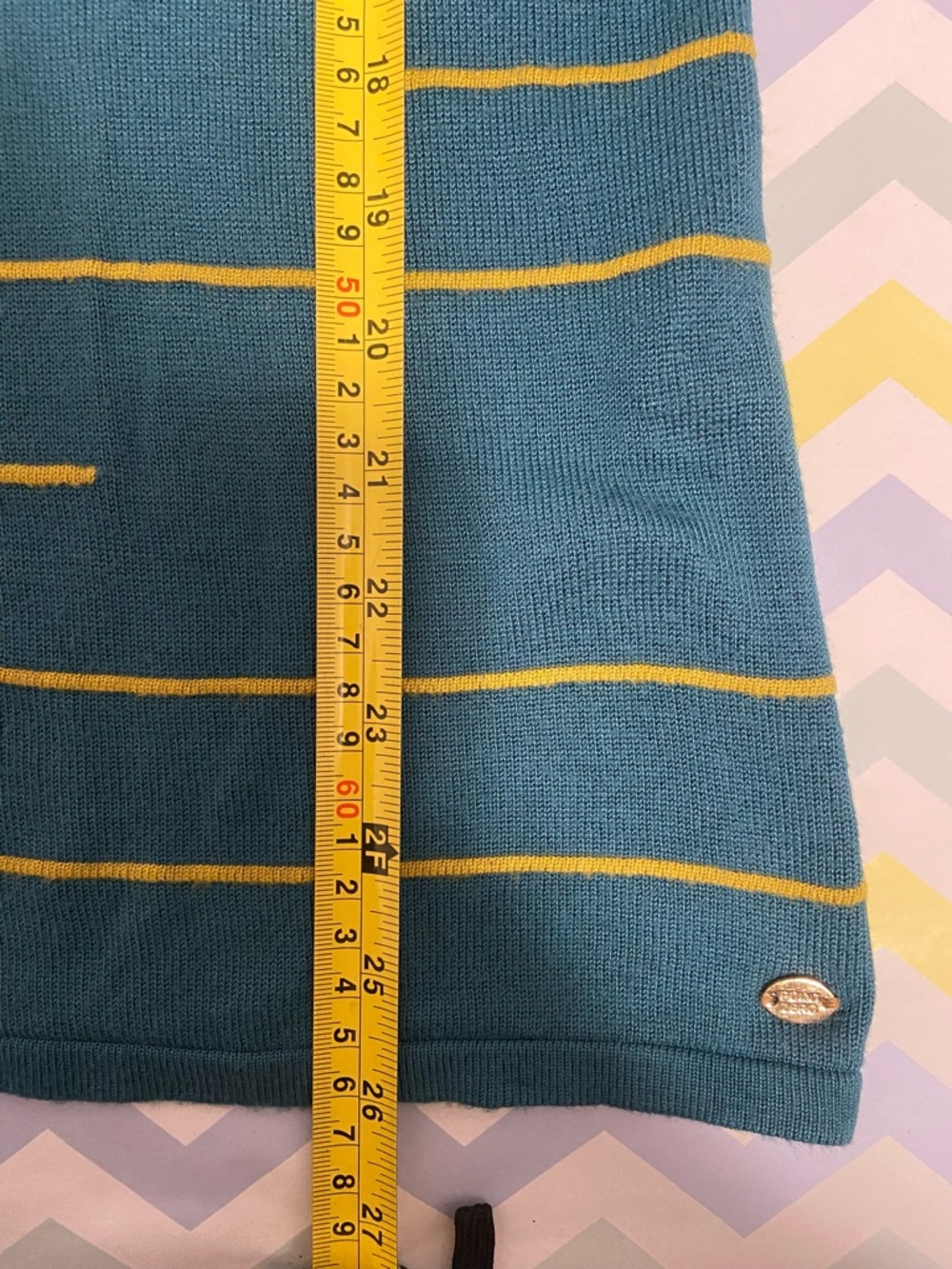 Point Zero Mustard Yellow Knit Top - Picture 9 of 9